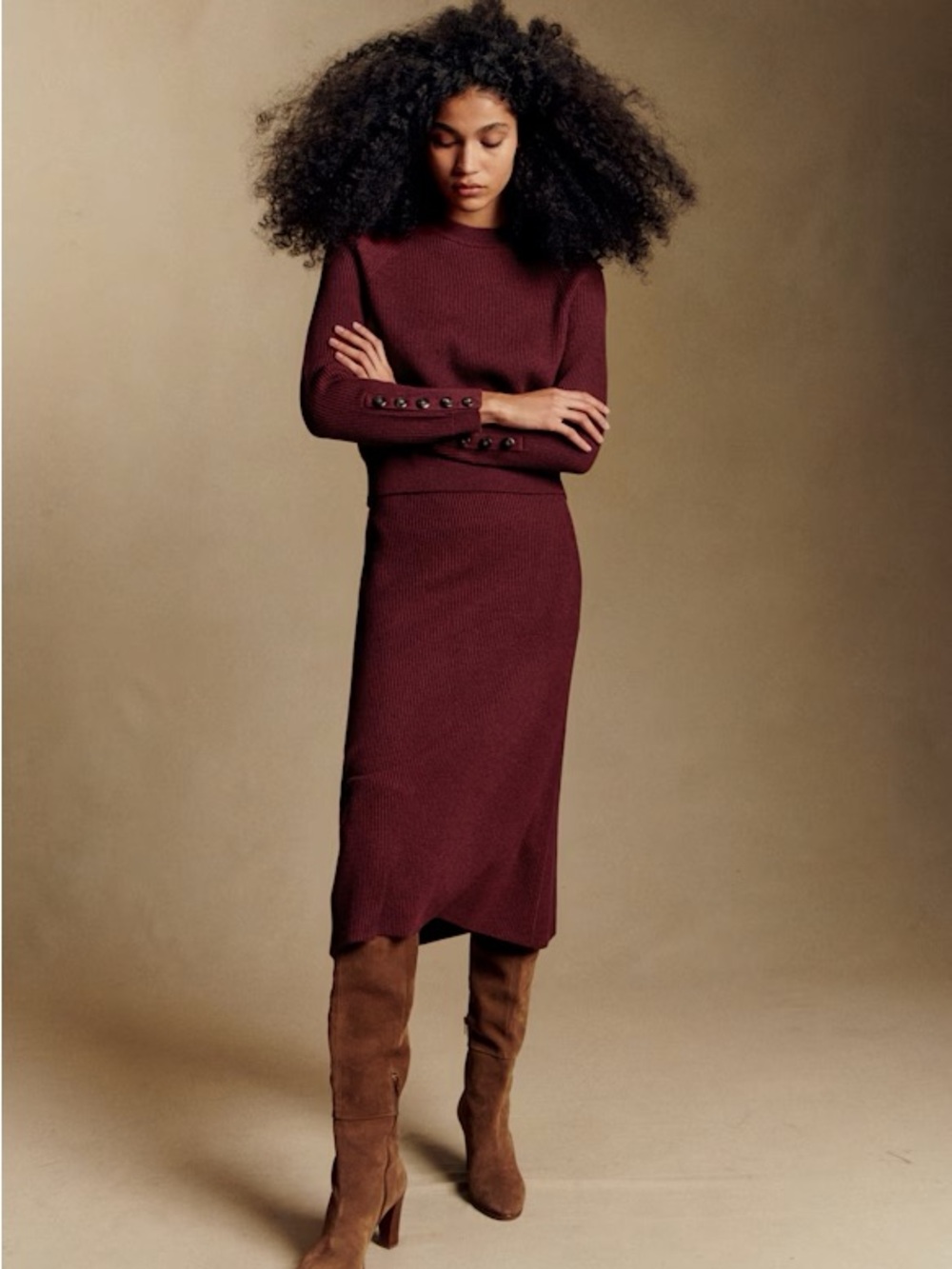 SEZANE NAELLE SKIRT (size small)